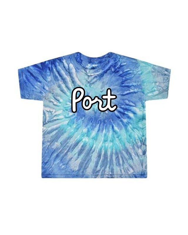 Colortone BLUE Toddler Tie-Dyed T-Shirt - ASK